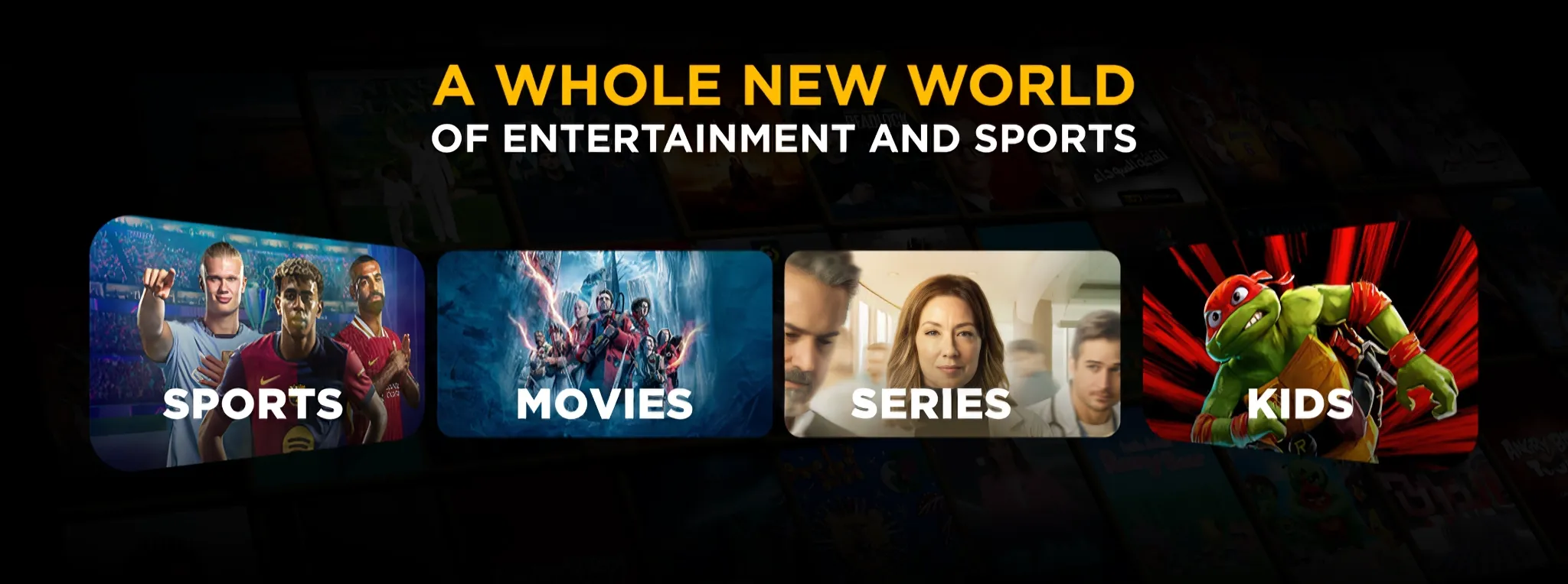 IPTV Premium Categories Desktop